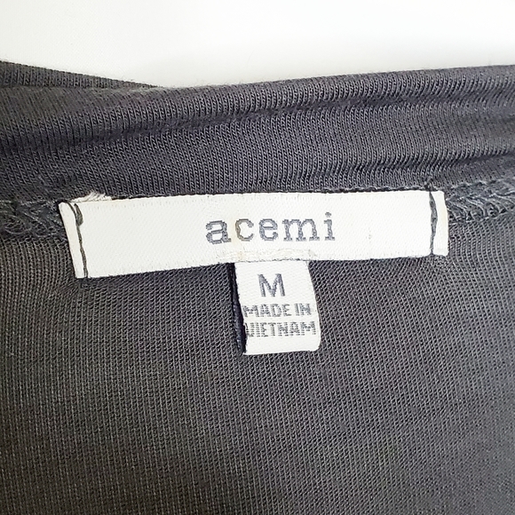 Gray Acemi Open Front Cardigan - M (NWOT) - Picture 3 of 10